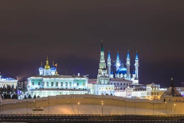 Ночная Казань - восточная сказка